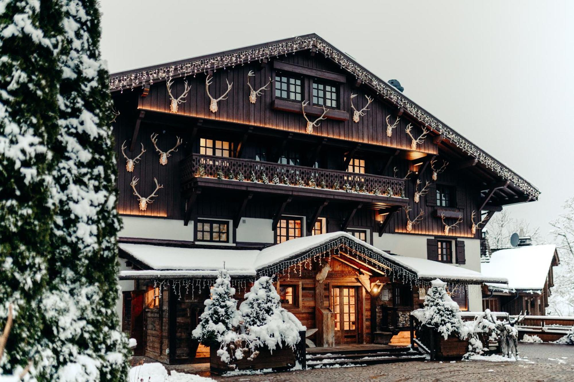 Les Chalets Du Mont D'Arbois & Spa, Megeve Bagian luar foto