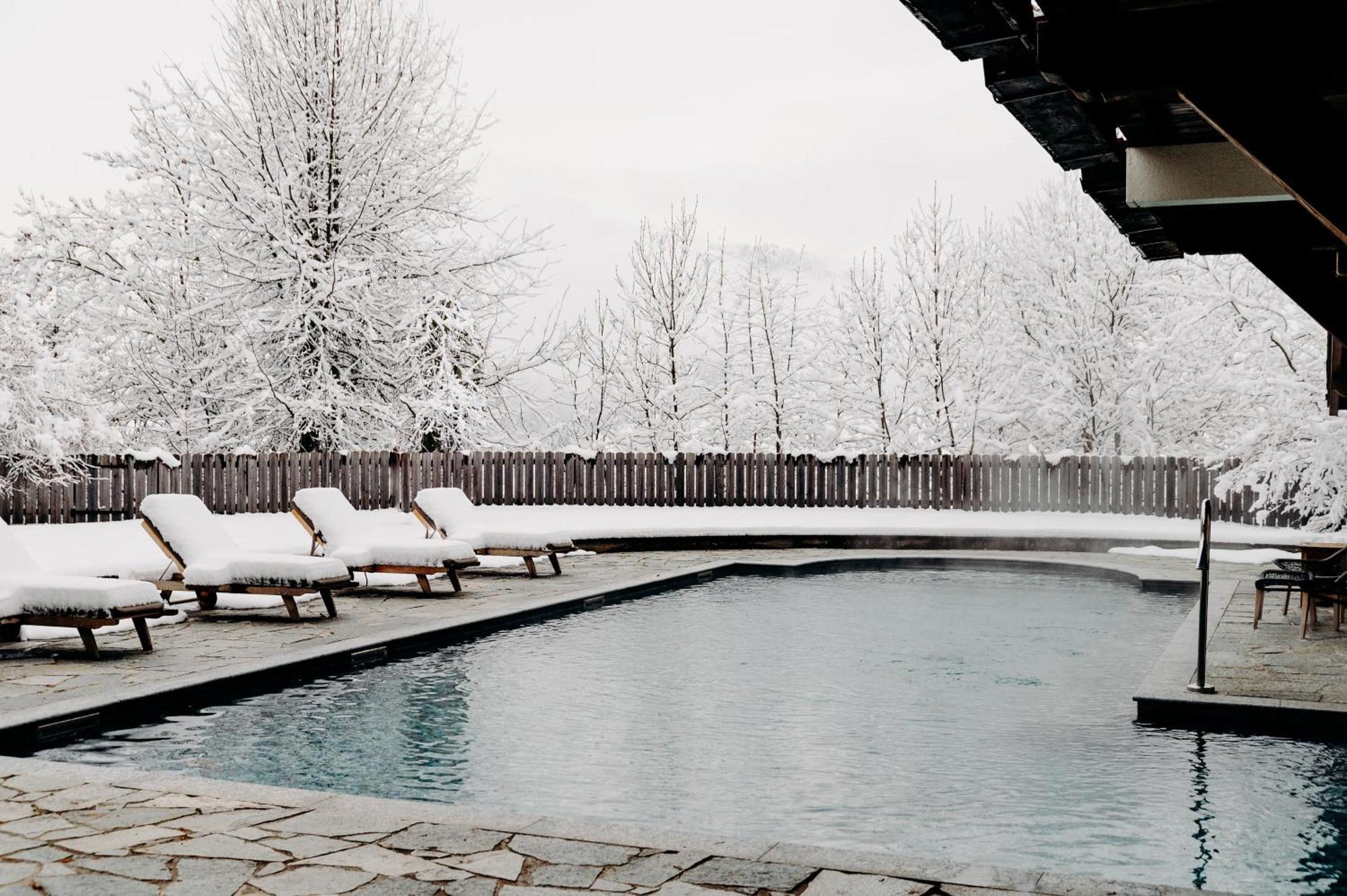 Les Chalets Du Mont D'Arbois & Spa, Megeve Bagian luar foto