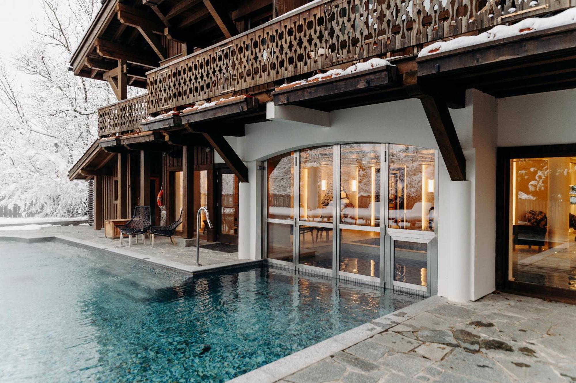Les Chalets Du Mont D'Arbois & Spa, Megeve Bagian luar foto