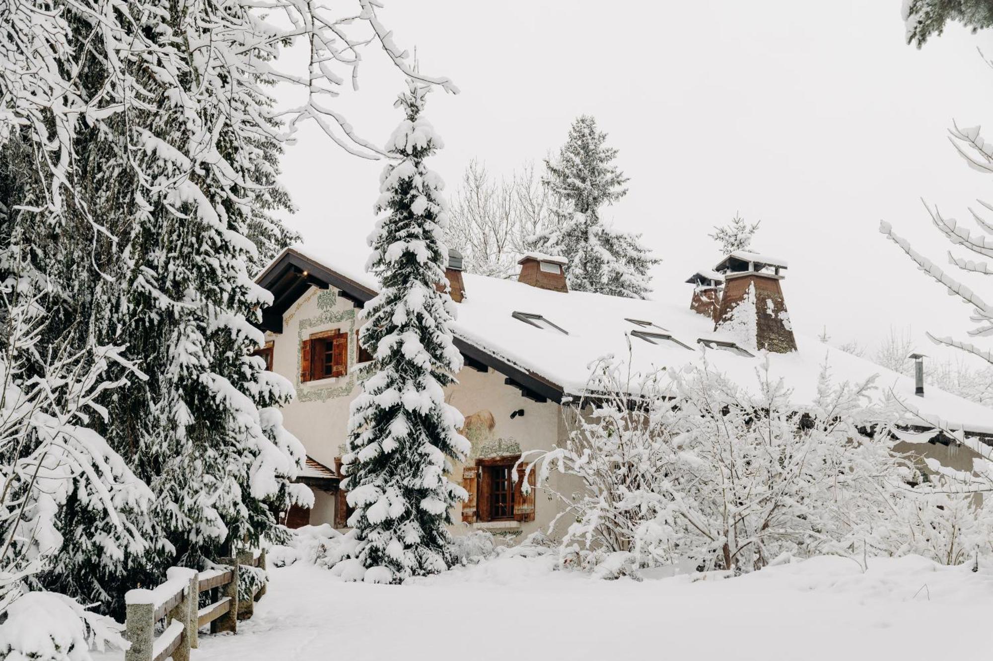 Les Chalets Du Mont D'Arbois & Spa, Megeve Bagian luar foto