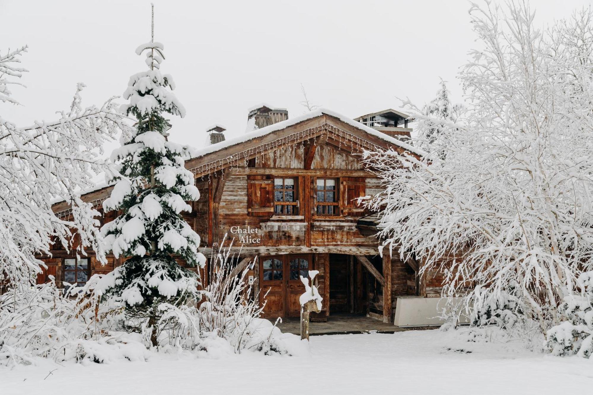 Les Chalets Du Mont D'Arbois & Spa, Megeve Bagian luar foto