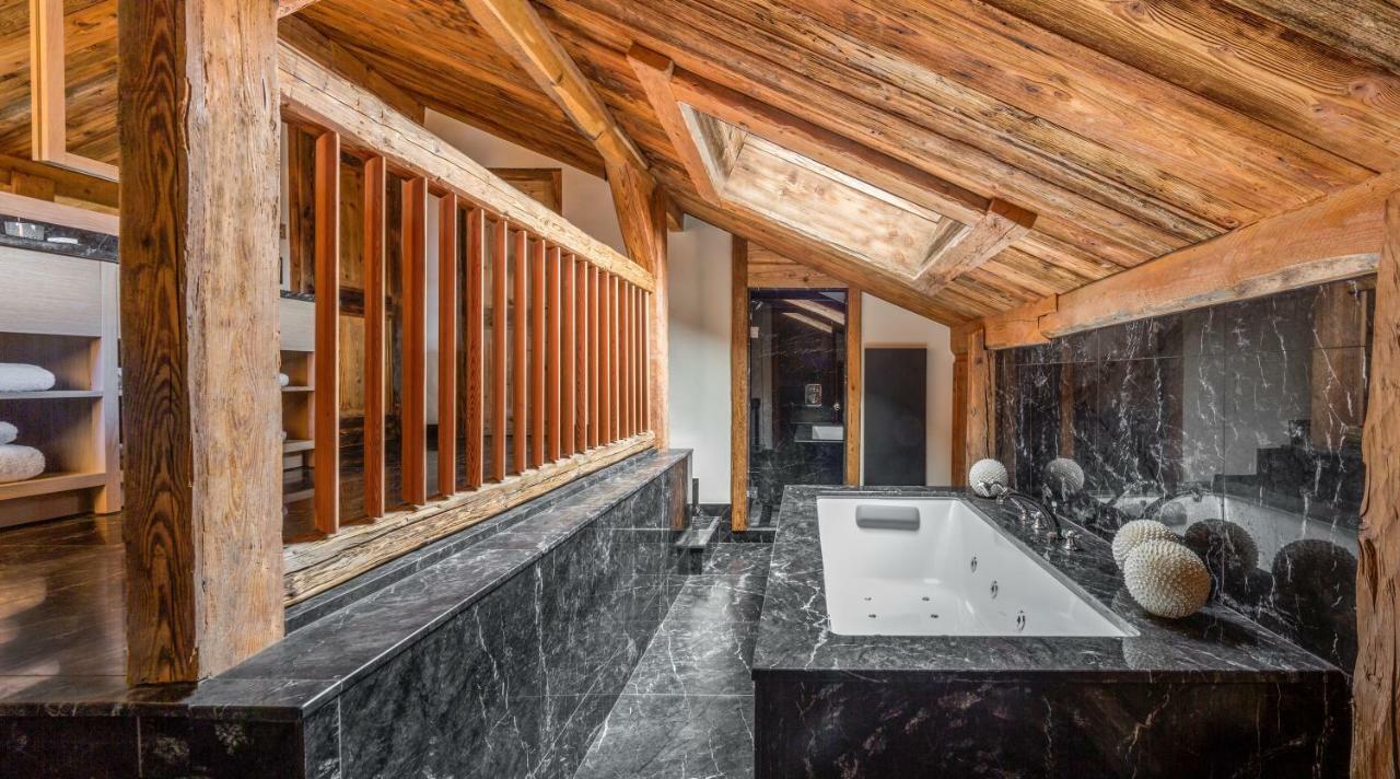 Les Chalets Du Mont D'Arbois & Spa, Megeve Bagian luar foto